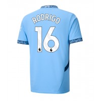 Manchester City Rodri Hernandez #16 Domáci futbalový dres 2024-25 Krátky Rukáv